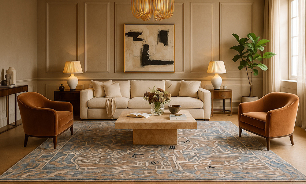 Ways to Decorate with Square Rugs